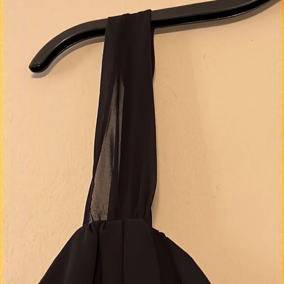 Lane Bryant Crepe and Lace Trimmed Tiered Dress - Size 18 - Picture 9 of 16